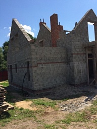 Дом в деревне Калиновские Выселки из керамзитобетона