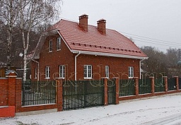 Дом в деревне Турово из кирпича