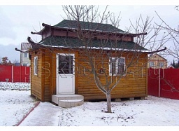 Домик садовый в деревне Петровское из бруса